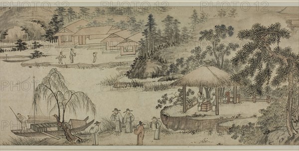 Parting at the Eastern Capital, Ming dynasty (1369–1644), 15th century, Yao Shou, Chinese, 1423-1495, China, Handscroll, ink and color on paper