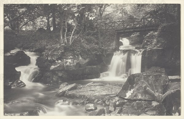 Glen Lyn, the Rustic Bridge, 1860/94, Francis Bedford, English, 1816–1894, England, Gelatin silver print, 12.7 × 19.9 cm (image/paper)