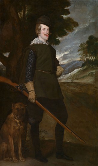 Portrait of Philip IV, c. 1632, Workshop of Diego Velázquez, Spanish, 1599-1660, Spain, Oil on canvas, 205.7 × 123.2 cm (81 × 48 1/2 in.)