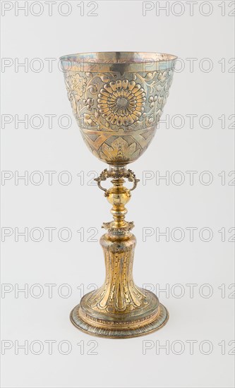 Standing Cup, 1607, Marked AB, London, England, London, Silver gilt, H. 31.8 cm (12 1/2 in.)