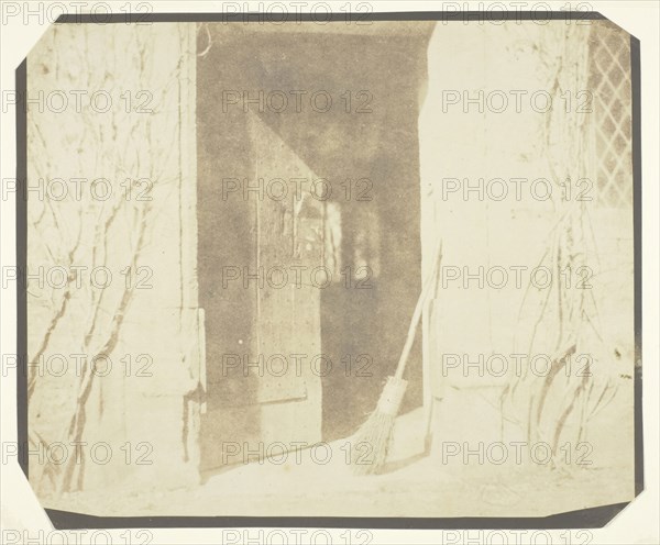 The Soliloquy of the Broom, 1843, William Henry Fox Talbot, English, 1800–1877, England, Salted paper print, 16.8 × 20.6 cm (image), 17.5 × 21.3 cm (paper)