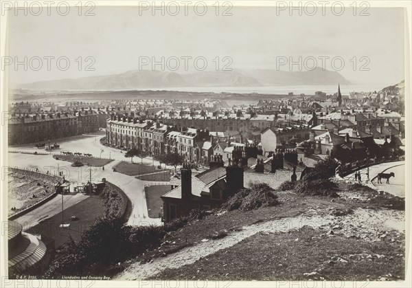 Llandudno and Conway Bay, 1860/94, Francis Bedford, English, 1816–1894, England, Albumen print, 19.7 × 28.7 cm (image/paper)