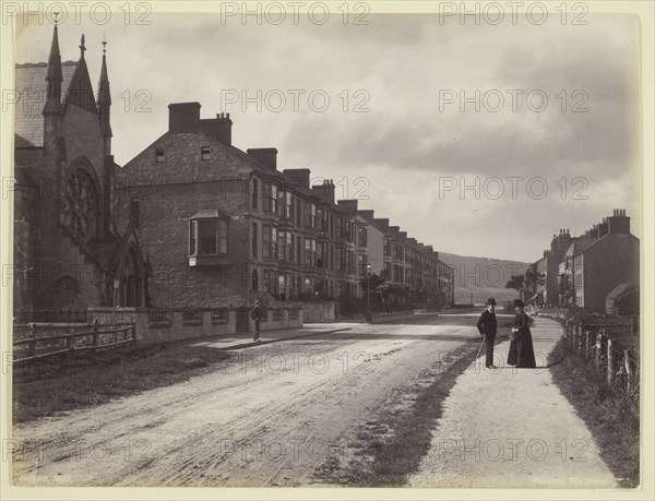 Pensarn, the Street, 1860/94, Francis Bedford, English, 1816–1894, England, Albumen print, 16 × 21.2 cm (image/paper)