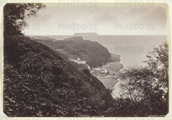 Clovelly from the Hobby, 1860/94, Francis Bedford, English, 1816–1894, England, Albumen print, 19.8 × 28.7 cm (image/paper)
