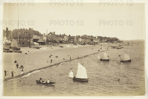 Untitled (North Parade, Deal), 1850–1900, English, 19th century, England, Albumen print, 18.6 × 28.1 cm (image/paper)