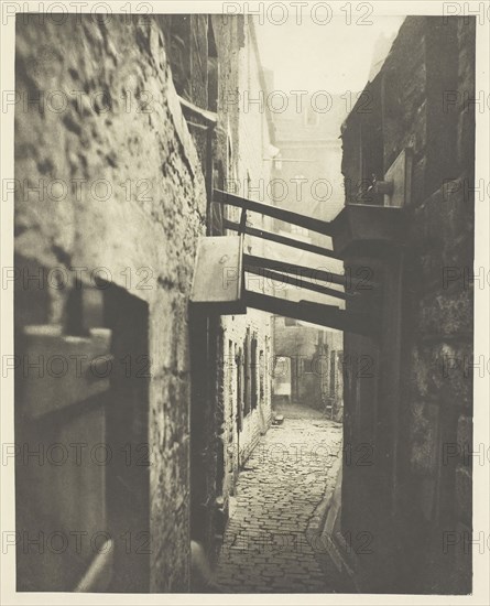 Close No. 83 High Street, 1868, Thomas Annan, Scottish, 1829–1887, Scotland, Photogravure, plate 10 from the book "The Old Closes & Streets of Glasgow" (1900), 22.2 x 17.6 cm (image), 38.2 x 27.3 cm (paper)