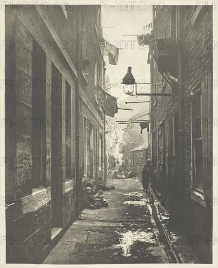 Close No. 80 High Street, 1868, Thomas Annan, Scottish, 1829–1887, Scotland, Photogravure, plate 11 from the book "The Old Closes & Streets of Glasgow" (1900), 22.4 x 17.9 cm (image), 37.7 x 27.2 cm (paper)