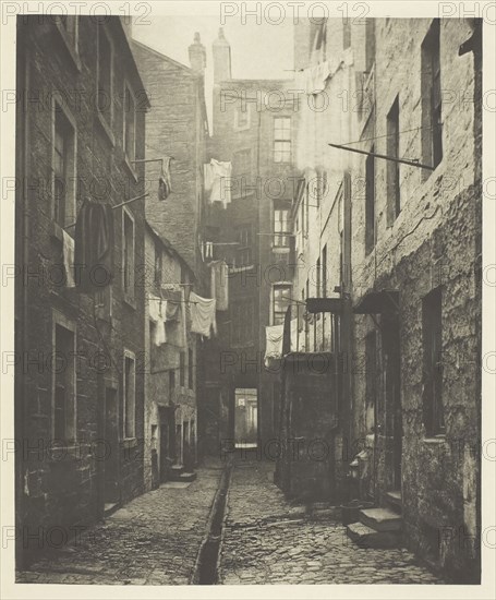 Close No. 75 High Street, 1868, Thomas Annan, Scottish, 1829–1887, Scotland, Photogravure, plate 12 from the book "The Old Closes & Streets of Glasgow" (1900), 22.5 x 18.5 cm (image), 38.2 x 28 cm (paper)
