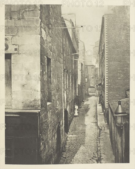 Laigh Kirk Close, 1868, Thomas Annan, Scottish, 1829–1887, Scotland, Photogravure, plate 23 from the book "The Old Closes & Streets of Glasgow" (1900), 22.3 x 17.7 cm (image), 38 x 27.3 cm (paper)