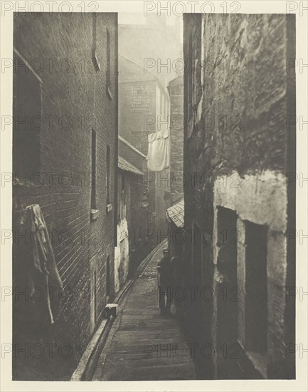 Close No. 31 Saltmarket, 1868, Thomas Annan, Scottish, 1829–1887, Scotland, Photogravure, plate 26 from the book "The Old Closes & Streets of Glasgow" (1900), 22.7 x 17.6 cm (image), 37.8 x 27.5 cm (paper)