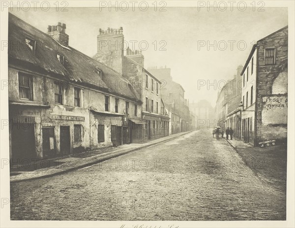 Main Street, Gorbals, Looking South, 1868, Thomas Annan, Scottish, 1829–1887, Scotland, Photogravure, plate 36 from the book "The Old Closes & Streets of Glasgow" (1900), 18.3 x 23.8 cm (image), 27.8 x 37.8 cm (paper)