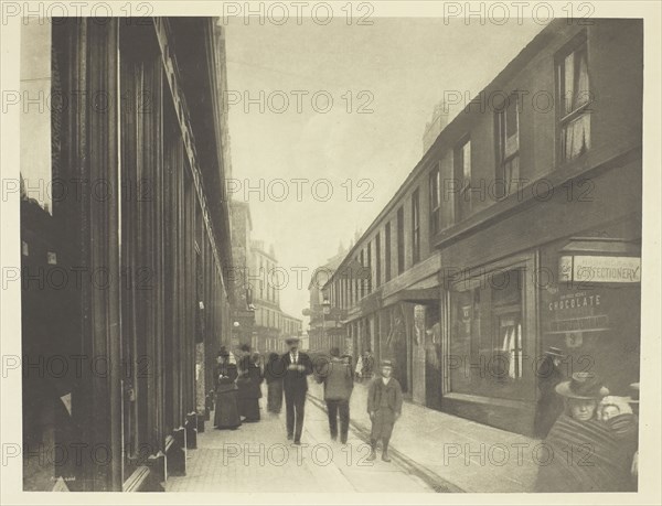 Nelson Street, City, 1899, James Craig Annan, Scottish, 1864-1946, Scotland, Photogravure, plate 46 from the book "The Old Closes & Streets of Glasgow" (1900), 17.1 x 22.2 cm (image), 27.4 x 37.9 cm (paper)