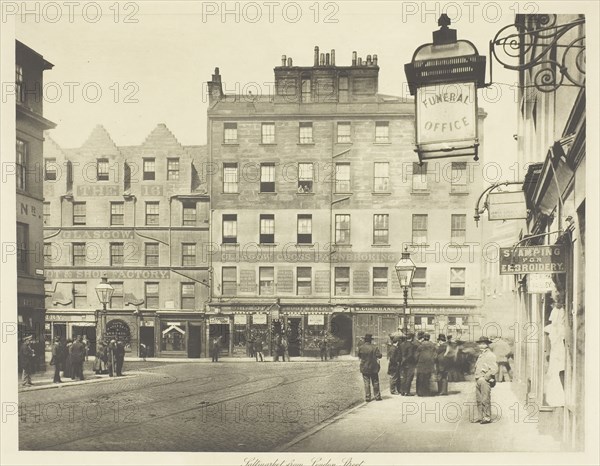 Saltmarket from London Street, 1885, Thomas Annan, Scottish, 1829–1887, Scotland, Photogravure, plate 50 from the book "The Old Closes & Streets of Glasgow" (1900), 18.5 x 24 cm (image), 28 x 37.9 cm (paper)