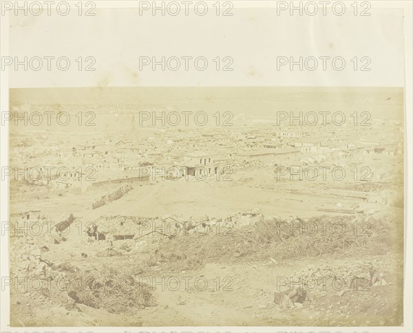 The Black Sea, Entrance of the Great Harbour, 1855, James Robertson, Scottish, c. 1813–d. after 1881, Scotland, Albumen print, 24 x 29.6 cm (image/paper), 32 x 40.6 cm (mount/page)