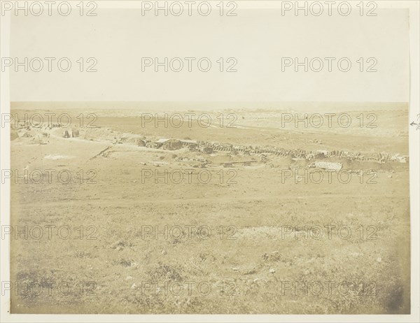 English Left Attack, 1855, James Robertson, Scottish, c. 1813–d. after 1881, Scotland, Albumen print, 22.7 x 29.5 cm (image/paper), 32.1 x 40.6 cm (mount/page)