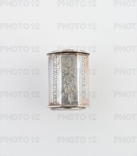 Coin Container, c. 1876/77, Netherlands, Netherlands, Silver, H. 2 cm (3/4 in.)