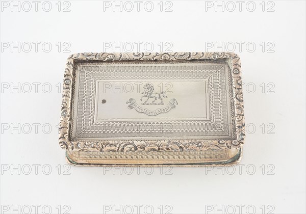 Snuffbox, c. 1898/99, George Unite, Birmingham, England, Birmingham, Silver and silver gilt, 7 × 4.5 cm (2 3/4 × 1 3/4 in.)
