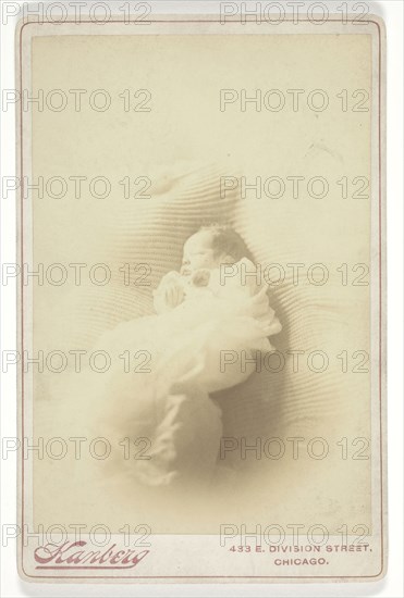 Harriet Warner Walker, less than 24 hr. old, n.d. (1870/1890), J. J. Kanberg, American, active 1870s–1890s, United States, Albumen print, 14.5 x 9.3 cm