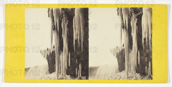 Niagara In Winter, 1860/61, Anthony & Company, American, active 1848–1901, United States, Albumen print, stereo, from the series "Niagara in Winter