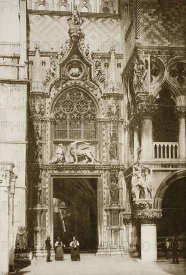 Untitled (31), c. 1890, edited by Ferdinando Ongania, Italian, 1842–1911, Italy, Photogravure, No. 31 from the portfolio "Calli, Canali e Isole della Laguna