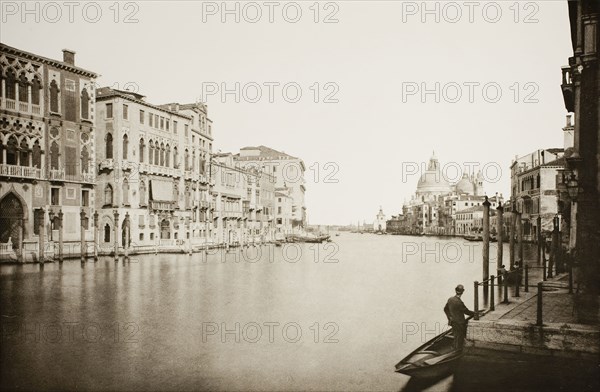 Untitled (67), c. 1890, edited by Ferdinando Ongania, Italian, 1842–1911, Italy, Photogravure, No. 67 from the portfolio "Calli, Canali e Isole della Laguna