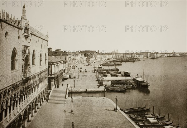 Untitled (89), c. 1890, edited by Ferdinando Ongania, Italian, 1842–1911, Italy, Photogravure, No. 89 from the portfolio "Calli, Canali e Isole della Laguna