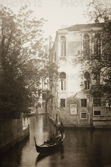 Untitled (II 13), c. 1890, edited by Ferdinando Ongania, Italian, 1842–1911, Italy, Photogravure, No. II 13 from the portfolio "Calli, Canali e Isole della Laguna