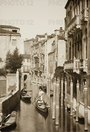 Untitled (II 41), c. 1890, edited by Ferdinando Ongania, Italian, 1842–1911, Italy, Photogravure, No. II 41 from the portfolio "Calli, Canali e Isole della Laguna