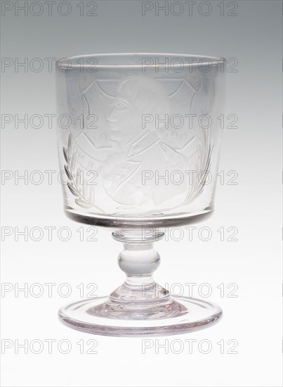 Goblet, 1805, England, Glass, 14 × 8.9 cm (5 1/2 × 3 1/2 in.)