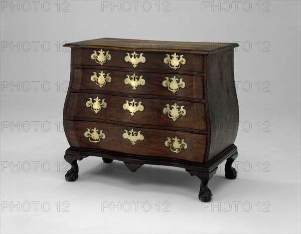 Chest of Drawers, 1760/90, Attributed to John Cogswell, American, 1738–1819, Boston, Boston, Mahogany with white pine, 79.7 × 91.8 × 50.8 cm (31 3/8 × 36 1/8 × 20 in.)