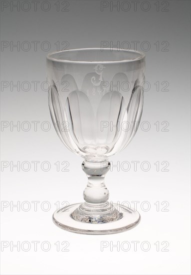 Goblet, 1847, England, Glass, H. 16.4 cm (6 7/16 in.)