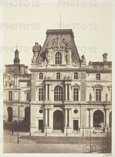 Les Tuileries, 1855/57, Édouard Baldus, French, born Germany, 1813–1889, France, Albumen print, 27.1 × 19.5 cm