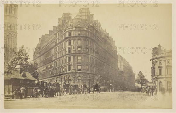Hotel Metropole, 1850–1900, probably English, 19th century, England, Albumen print, from the album "Views of London