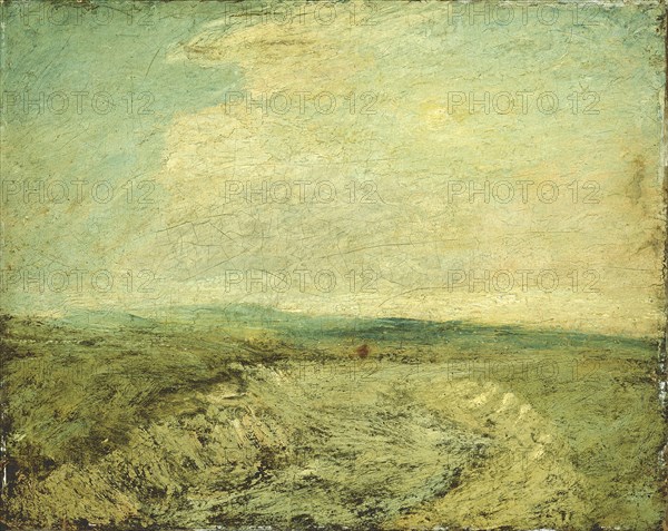 The Essex Canal, c. 1896, Albert Pinkham Ryder, American, 1847–1917, United States, Oil on canvas mounted on board, 41.3 × 52.1 cm (16 1/4 × 20 1/2 in.)