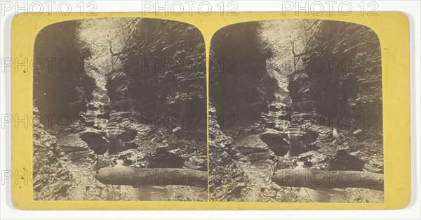 Artist’s Dream, 1860/99, G. F. Gates, American, active 1860s–1890s, United States, Albumen print, stereo, No. 18 from the series "Stereographs of the Watkins Glen