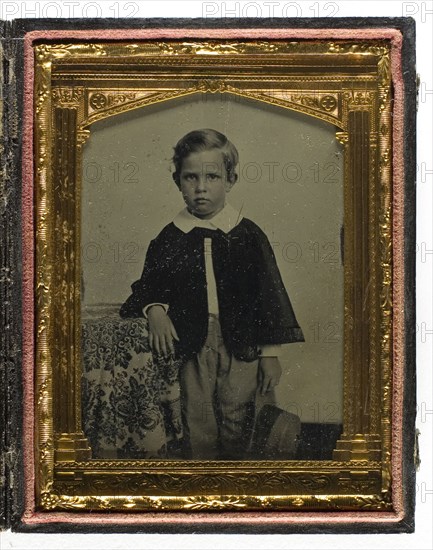 Untitled, 1857/60, B & G Moses, American, active 1850s–1860s, United States, Ambrotype, 10.8 x 8.3 cm (plate), 11.8 x 9.2 x 1.5 cm (case)