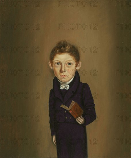 J. Ellis Bonham, March 5, 1825, William Bonnell, American, 1804–1865, United States, Oil on panel, 30.5 × 24.9 cm (12 × 9 13/16 in.)