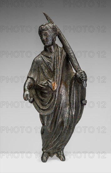 Statuette of a Lictor, First half of the 1st century AD, Roman, Roman Empire, Bronze, 11.7 × 5 × 3 cm (4 5/8 × 2 × 1 1/8 in.)
