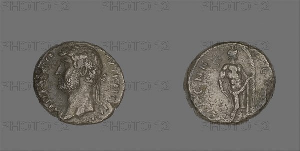 Tetradrachm (Coin) Portraying Emperor Hadrian, AD 117/138, Roman, minted in Alexandria, Egypt, Egypt, Billon, Diam. 2.5 cm, 12.46 g