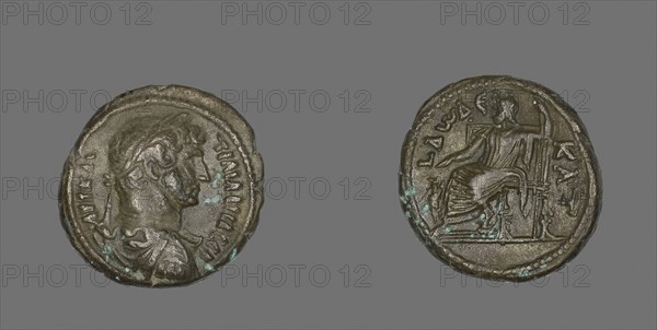 Tetradrachm (Coin) Portraying Emperor Hadrian, AD 117/138, Roman, minted in Alexandria, Egypt, Egypt, Billon, Diam. 2.6 cm, 12.76 g