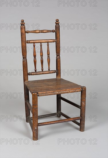 Side Chair, 1660/1700, American, 17th/18th century, New England, New England, Maple and birch, 87 × 45.4 × 37.2 cm (34 1/4 × 17 7/8 × 14 5/8 in.)