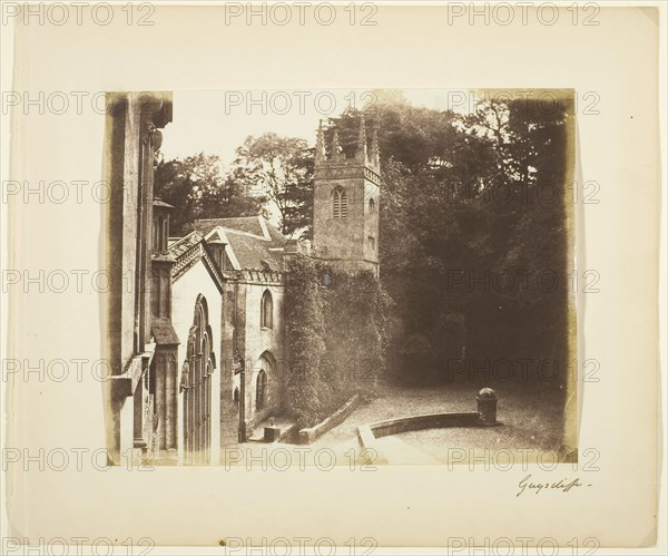 Geyscliffe, c. 1853, Robert Henry Cheney, English, c.1800–1866, England, Albumen print, 17.7 × 22.1 cm (image/paper), 25.4 × 30.4 cm (hinged paper)
