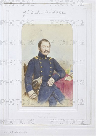 Grand Duke Michael, 1860–69, Émile Desmaisons, French, 1812-1880, France, Albumen print, 8.9 × 5.5 cm (image/paper), 10.3 × 6.1 cm (mount)