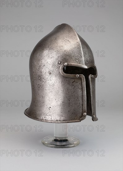 Sallet (Barbuta), 1450/60, Master Z O (Italian), Milan, Milan, Steel, H. 28 cm (11 in.)