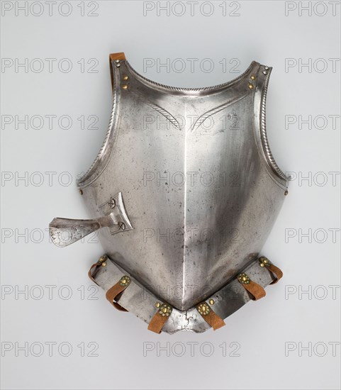 Breastplate with Lance Rest and Fauld, c. 1570, Northern Italian, Milan, Italy, Steel