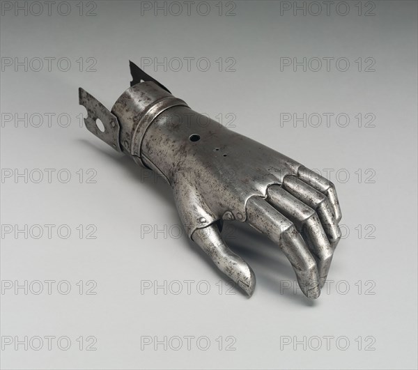 Left Hand Prosthetic, late 16th century, European, Europe, Steel