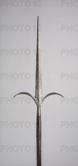 Friuli Spear, 1480, Italian, Italy, Steel and wood (oak), L. 243.8 cm (96 in.)
