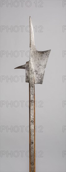Halberd, c. 1500, German, Germany, Steel and wood (ash), L. 221 cm (87 in.)