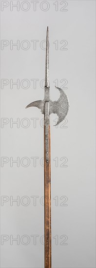 Halberd, 1592, German, Germany, East, Steel, iron, and wood