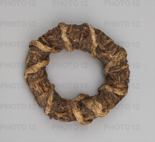 Incendiary Quoit (Throwing Ring), 17th Century, Austrian, Austria, Pitch-covered material, match cord